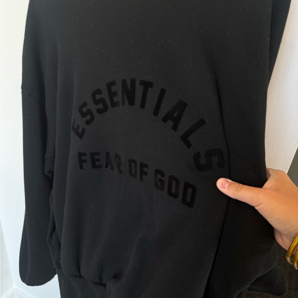 Fear of God Essentials Black Pullover
